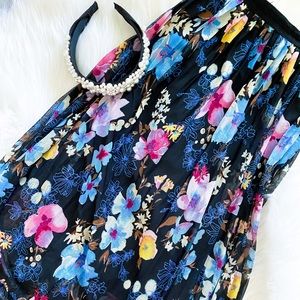 Plus size flowy skirt